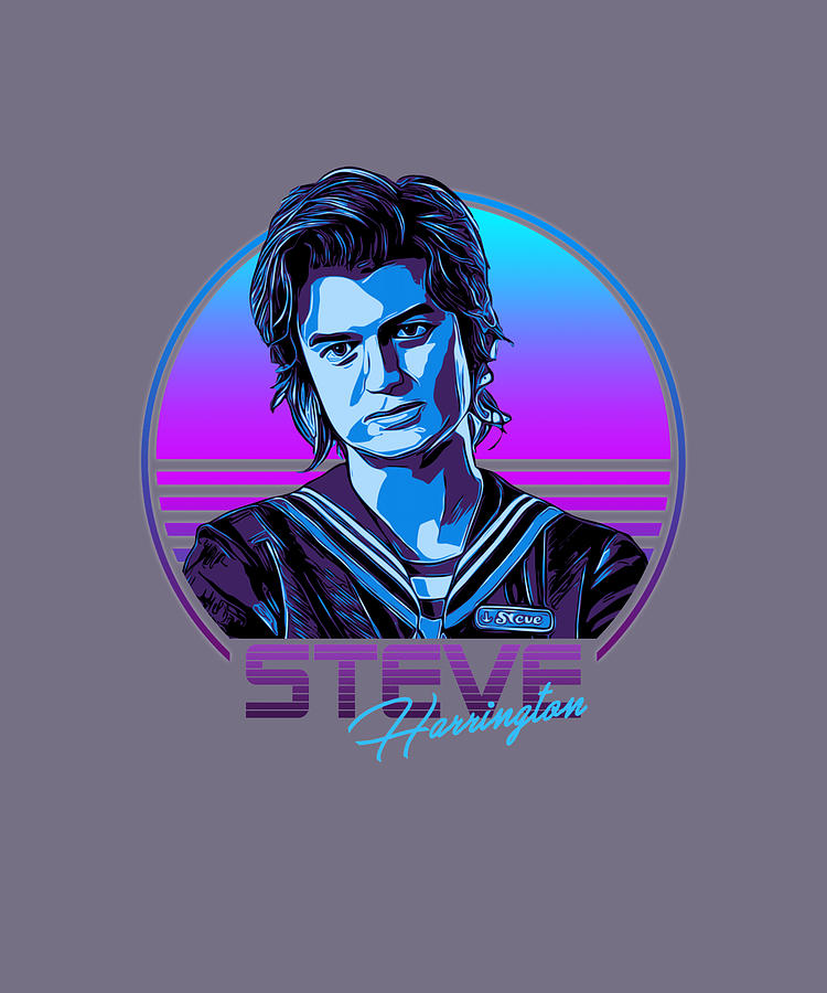 Steve Harrington Stranger Things 80s style Painting by Henry Tracy ...