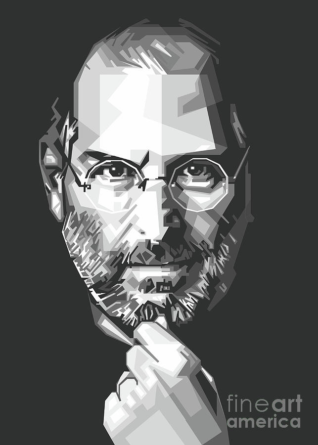 Steve Jobs Drawing by Roy Yenroy - Fine Art America