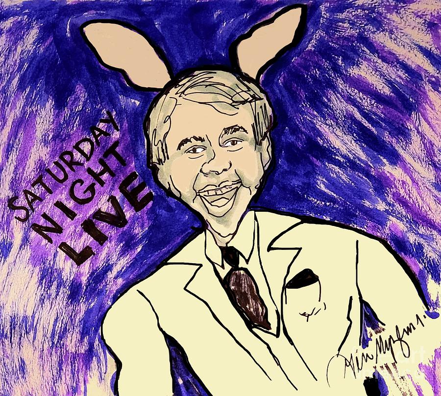 Steve Martin Saturday Night Live Bunny Ears Mixed Media