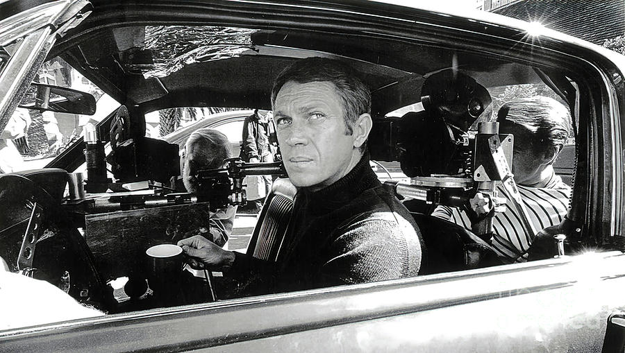 Steve McQueen film Bullitt Outtake Photograph by Retrographs