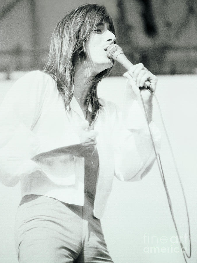 Steve Perry of Journey at Day on the Green - Oakland CA  July 27th 1980 Photograph by Daniel Larsen