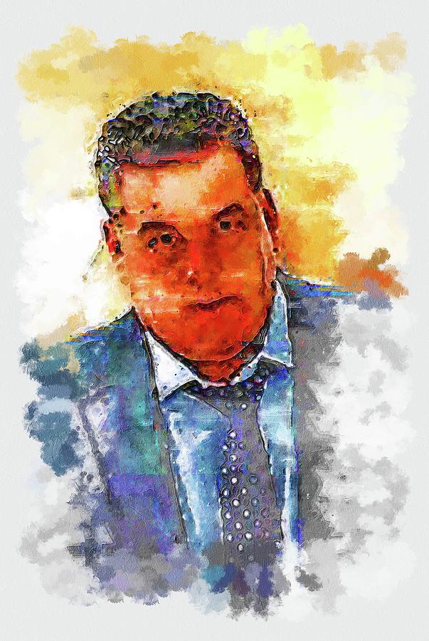 Steve Schirripa Digital Art by Walter Florine | Pixels