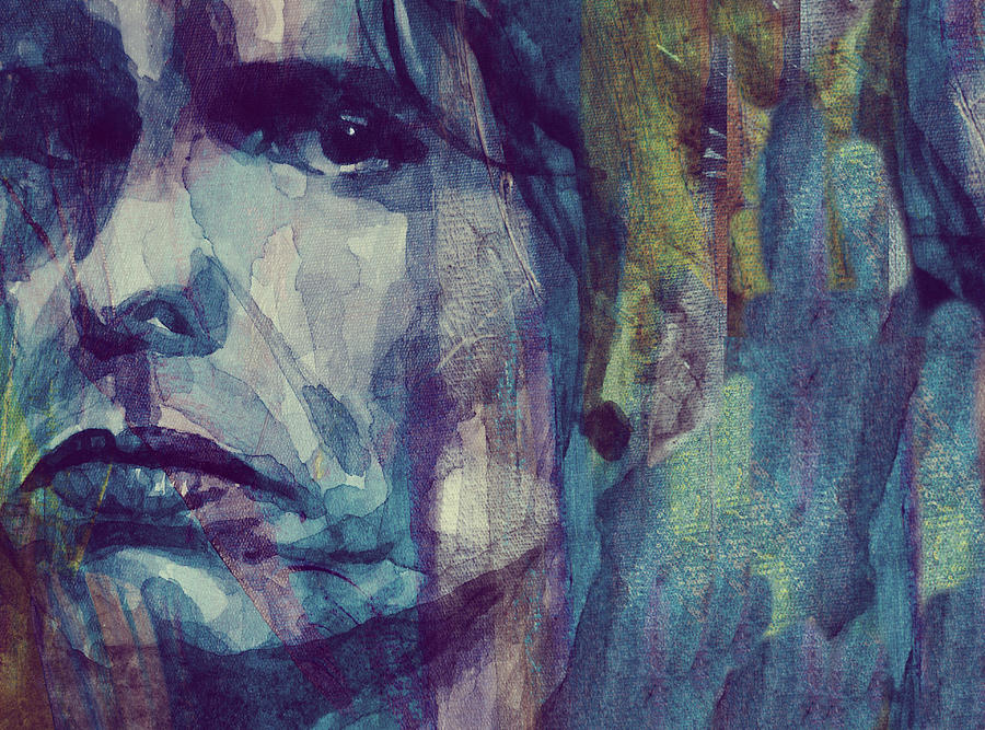 Steven Tyler Painting - Steven Tyler - Resize by Paul Lovering