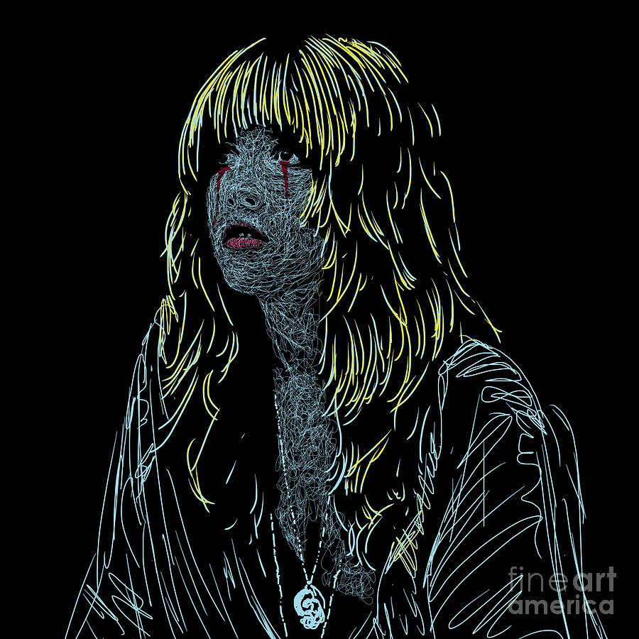 Stevie Nicks Portrait Digital Art
