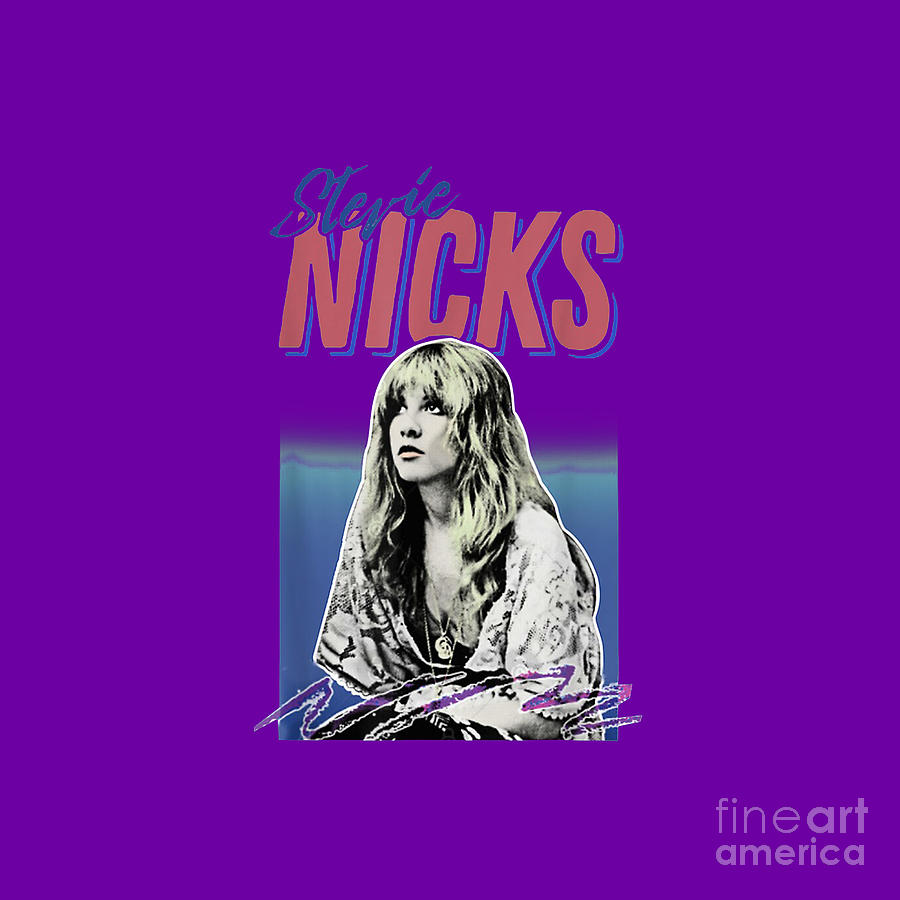 Stevie Nicks Vintage Drawing by Sandra J Phillips - Fine Art America