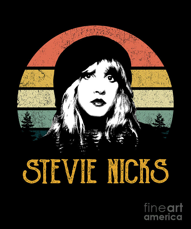 Stevie Singer Nicks T-Shirt For Fans Gifts Digital Art by Notorious ...