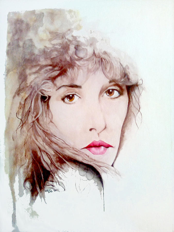 Stevie Painting by William Walts