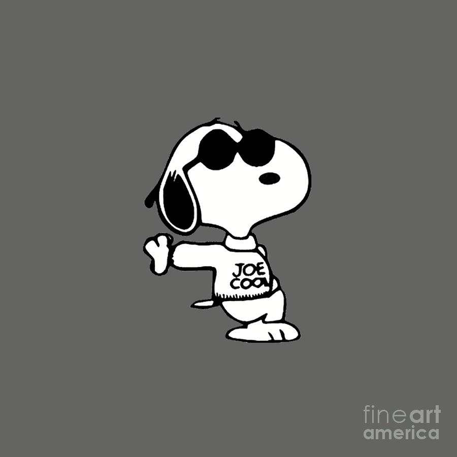 Spring Drawing - Stevies Snoopy Joe Cool by Den Verano