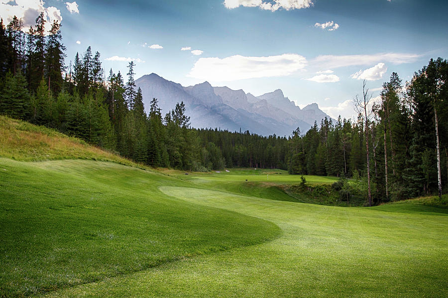 Stewart Creek golf course in Banff National Park Photograph by Chris