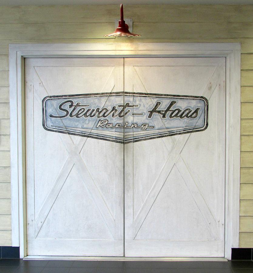 Stewart Haas Shop Doors Photograph by Vic Montgomery