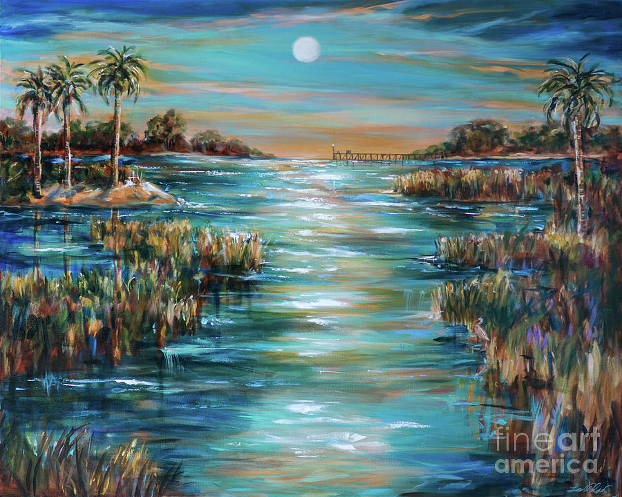Stewarts Waterway Painting by Linda Olsen