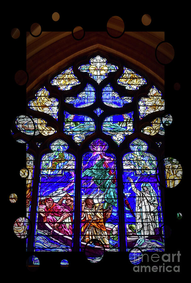 St.Giles Cathedral - North Window - upper lights Photograph by Yvonne Johnstone