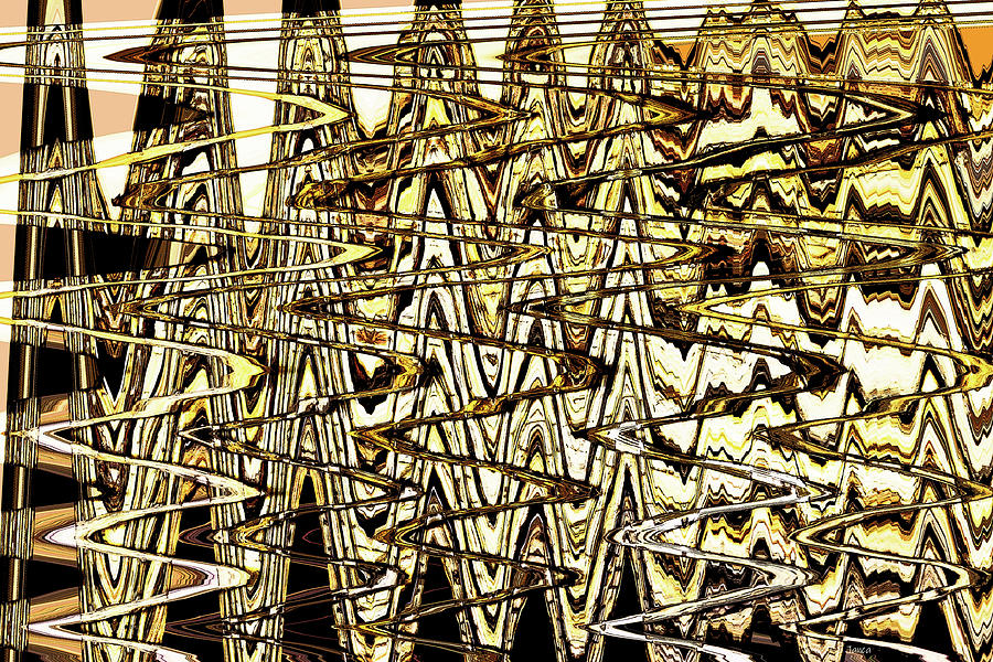 Sticks And Brown Tones Digital Art by Tom Janca