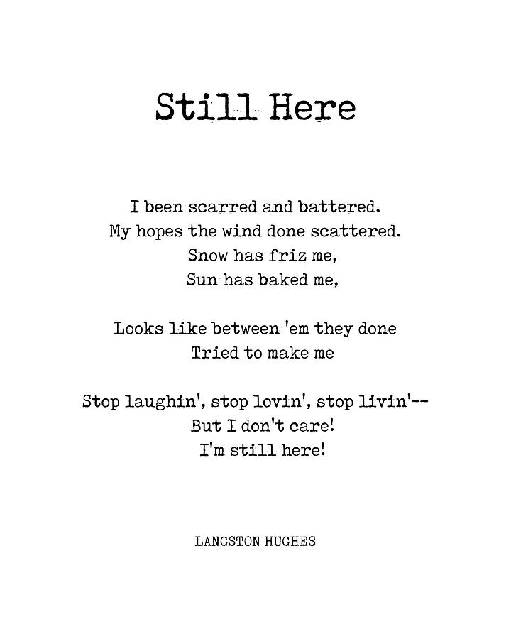 Langston Hughes Poems