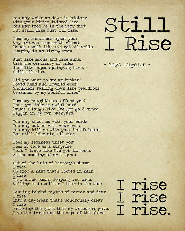 what is the poem still i rise about