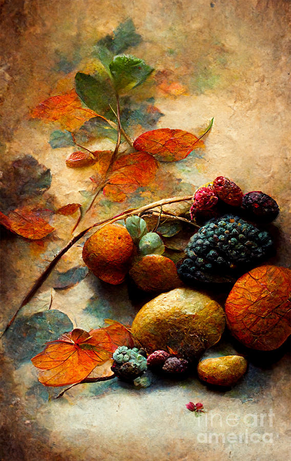 Still Life Digital Art - Still life autumn by Sabantha