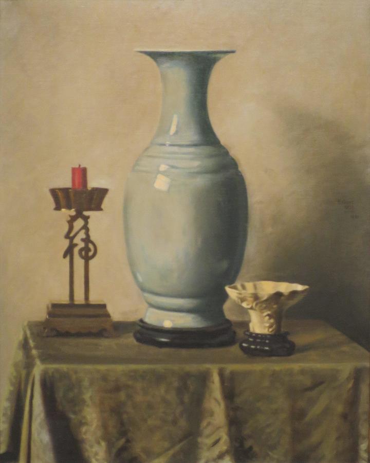 Life Painting -  Still Life  by Hubert Vos