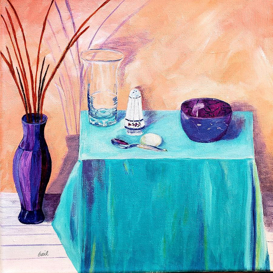 Still life in Color Painting by Gail Friedman