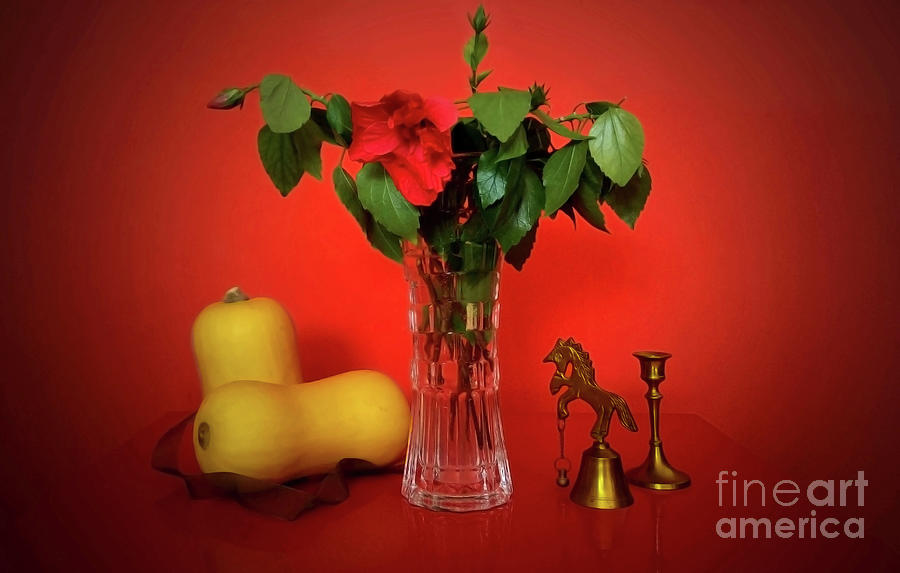 Still Life in Red Photograph by Jasna Dragun