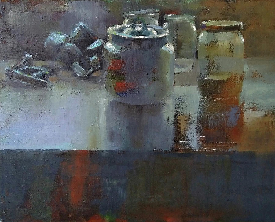 Still life kitchen Painting by Kamsar Ohanyan