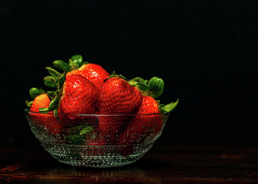 Still Life - Strawberries Photograph by Amelia Pearn