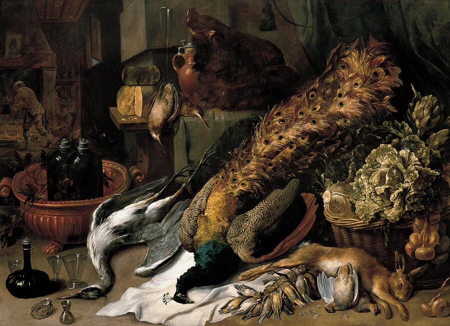 Still Life with a Wine Cooler - Frans Snyders Digital Art by Samuel HUYNH Still Life with a Wine Cooler - Frans Snyders Digital Art by Samuel HUYNH