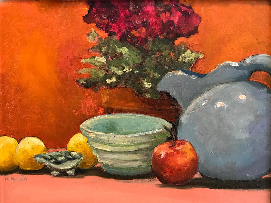 Still Life with Ball Pidcher Painting by Holly McCain