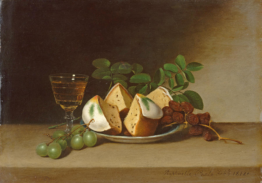 Still Life With Cake 2 Painting by Raphaelle Peale