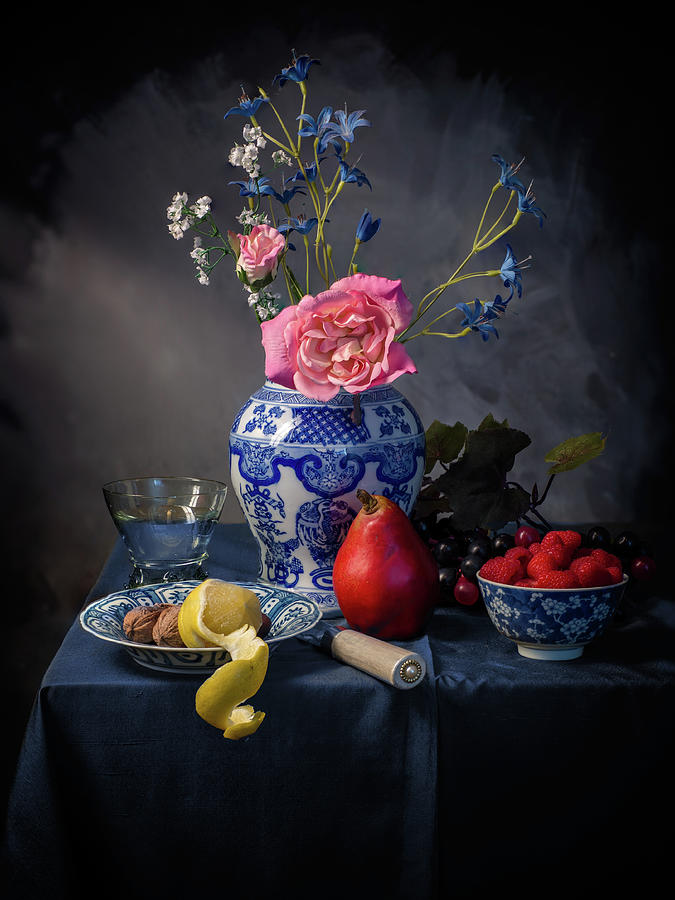 Still Life with Chinese Porcelains Photograph by Levin Rodriguez