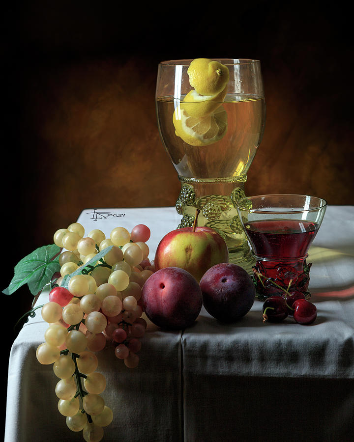 Still Life with Fruits Large Roemer and Berkemeyer Photograph by Levin Rodriguez
