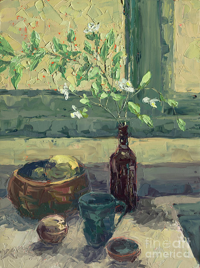 Still Life with Mock Orange, 2019 Painting by PJ Kirk