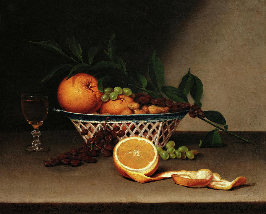Still Life with Oranges, 1818 Painting by Raphaelle Peale Pixels