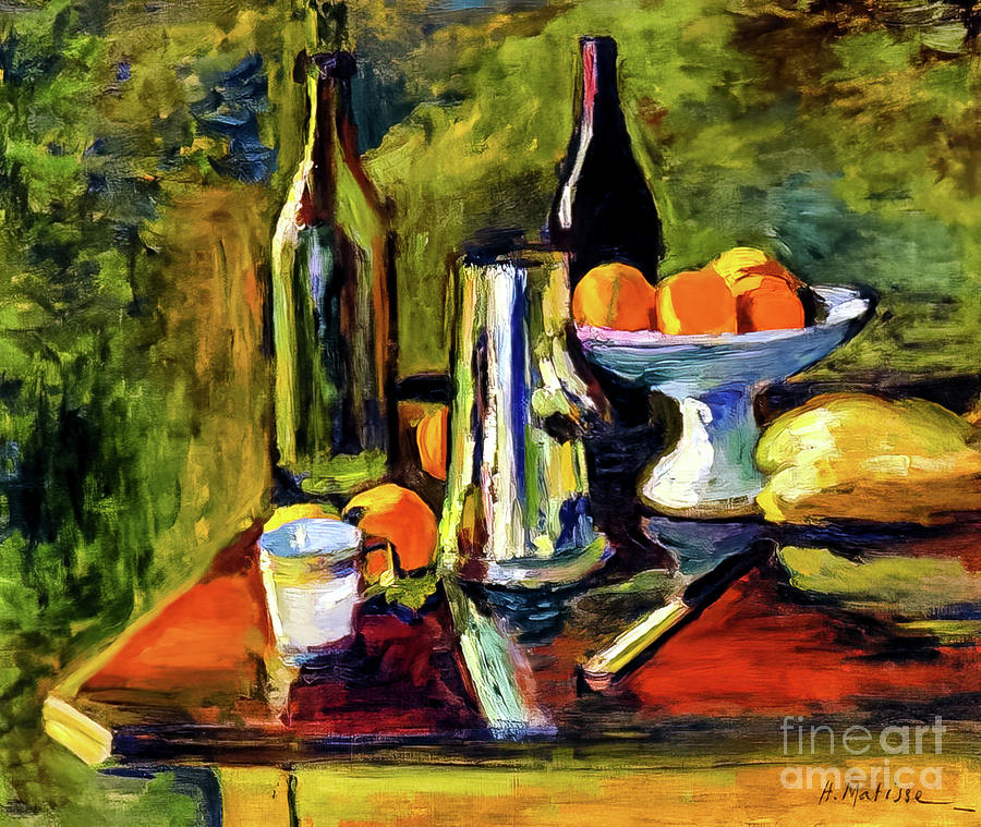 Still Life with Oranges II by Henri Matisse 1898 Painting by Henri Matisse