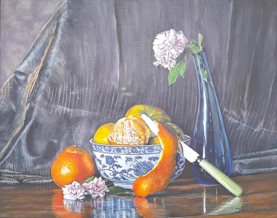 Still Life with Oranges Painting by John Neeve