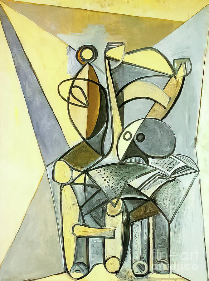 picasso chair painting