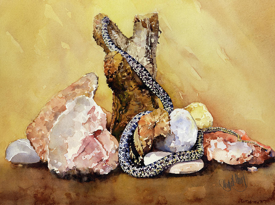 Still Life With Snake Painting