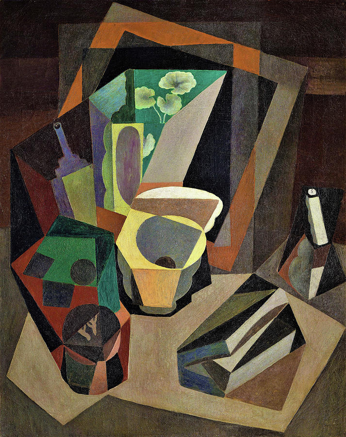 Diego Rivera Painting - Still Life with Utensils - Digital Remastered Edition by Diego Rivera