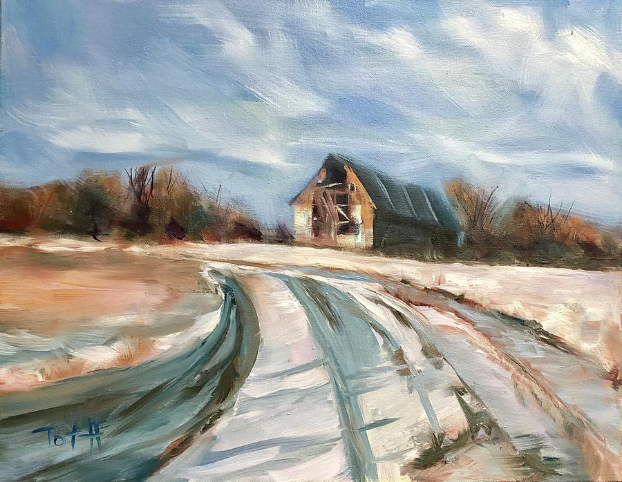 Winter Painting - Still Standing by Laura Toth