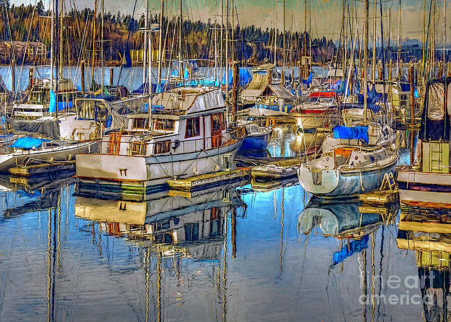 Still Water Masts Digital Art by Macro Abundance Art Still Water Masts Digital Art by Macro Abundance Art