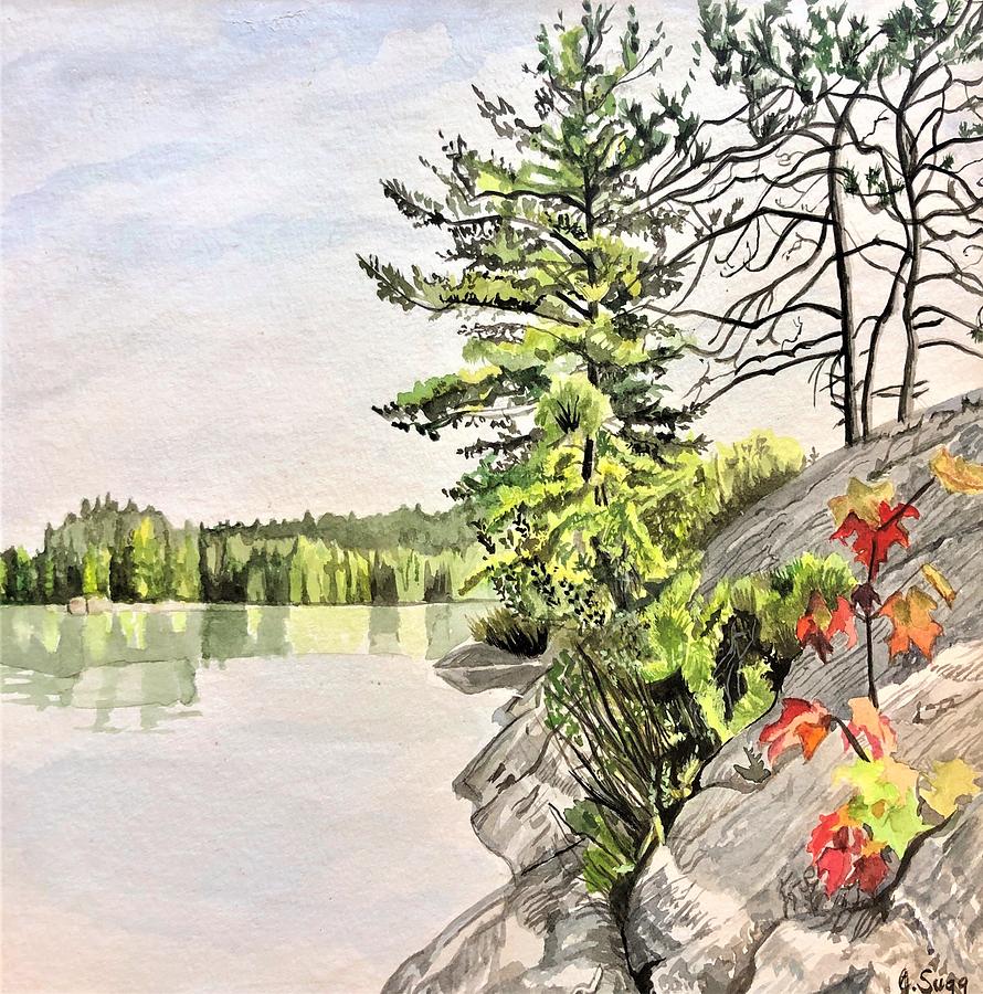 Still Waters Painting by Judy Sugg
