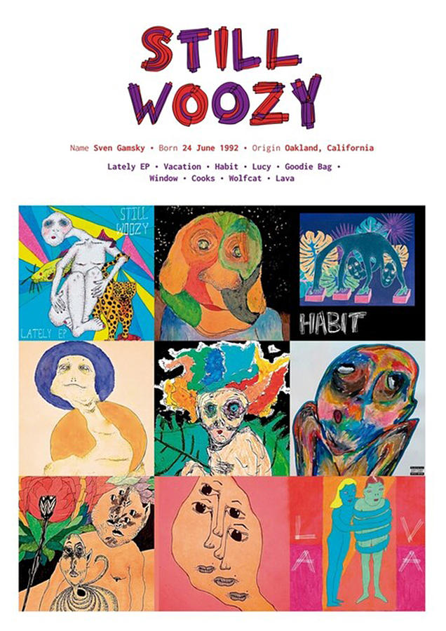 Still Woozy All Music Album Covers Digital Art by Larry Butlerry - Fine ...