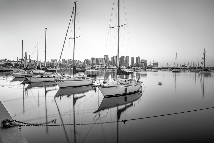 Stillness At San Diego Harbor 2 Photograph by Joseph S Giacalone