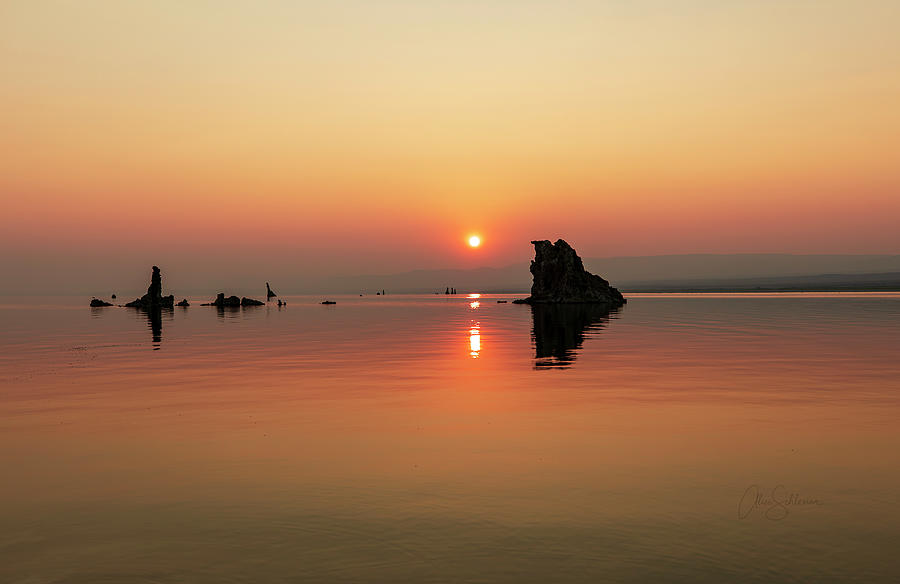 Stillness II Sunrise at South Tufas  Photograph by Alice Schlesier