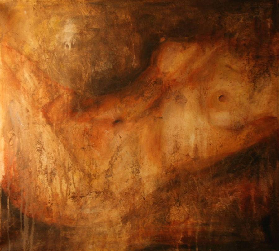 Nude Painting - Stimare by Escha Van den bogerd