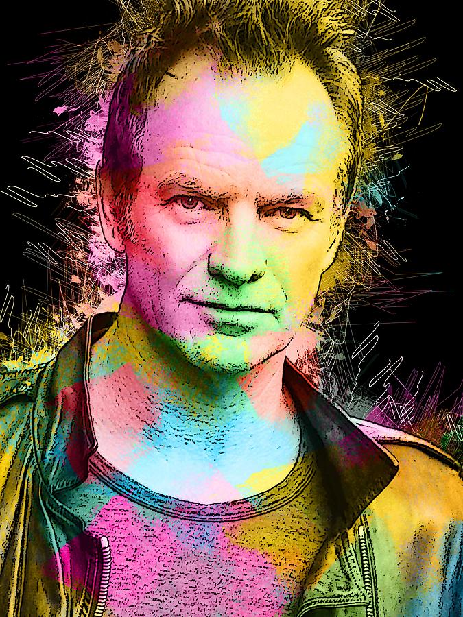 Sting Drawing by Bechtelar Natalia | Fine Art America