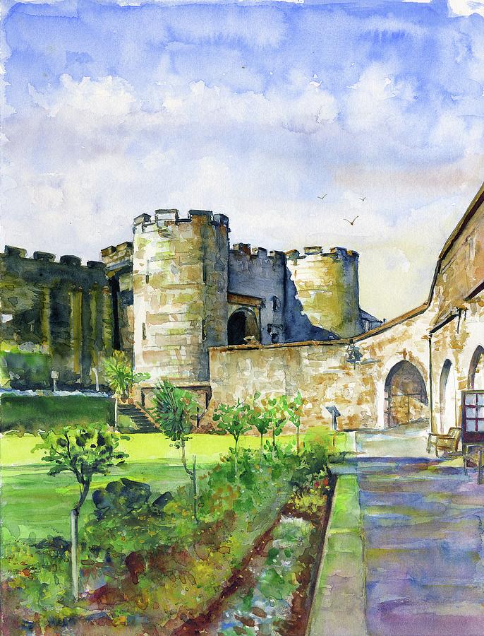 Stirling Castle Scotland Painting by John D Benson