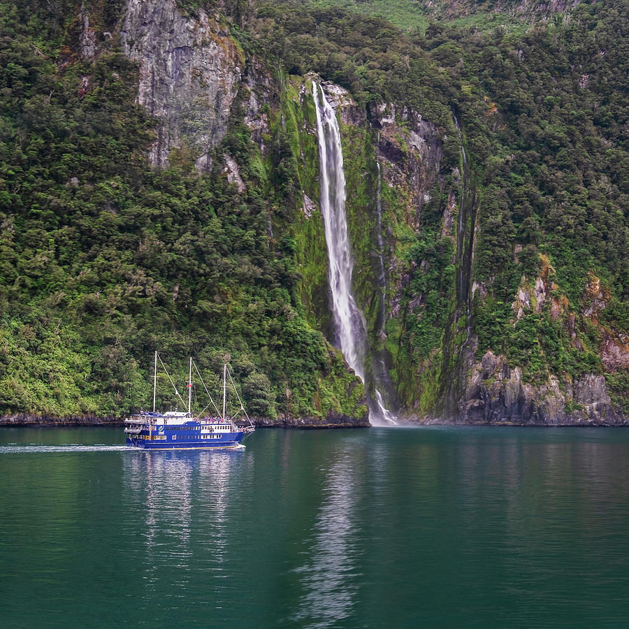Stirling Falls in Milford Sound Photograph by Catherine Reading