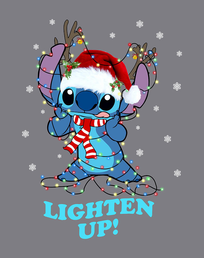 Stitch And Lilo Lighten Up Christmas Stitch Gorgeous Reindeer Light ...