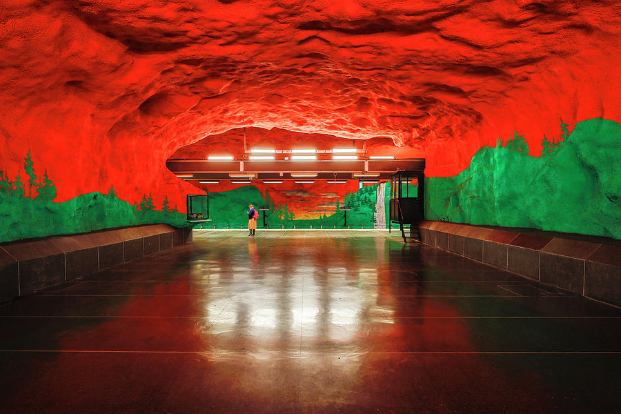 Stockholm metro Photograph by Alexander Farnsworth
