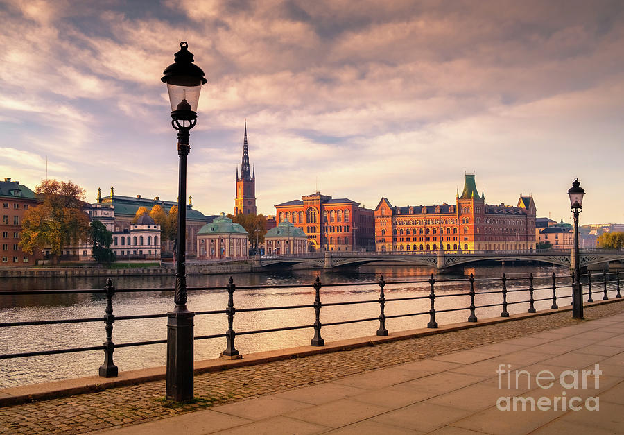 Stockholm Old Town Cityscape, Sweden Photograph by Philip Preston